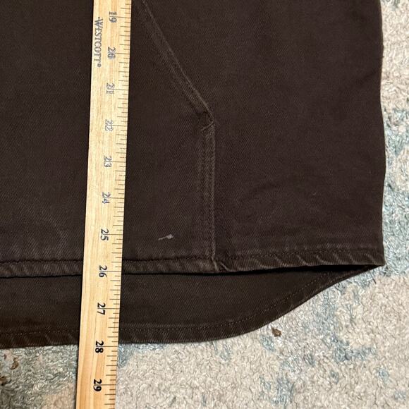 Vintage Carhartt V19 DKB Canvas Vest Size 2XL Fleece Lined Mocha Brown - Picture 8 of 8